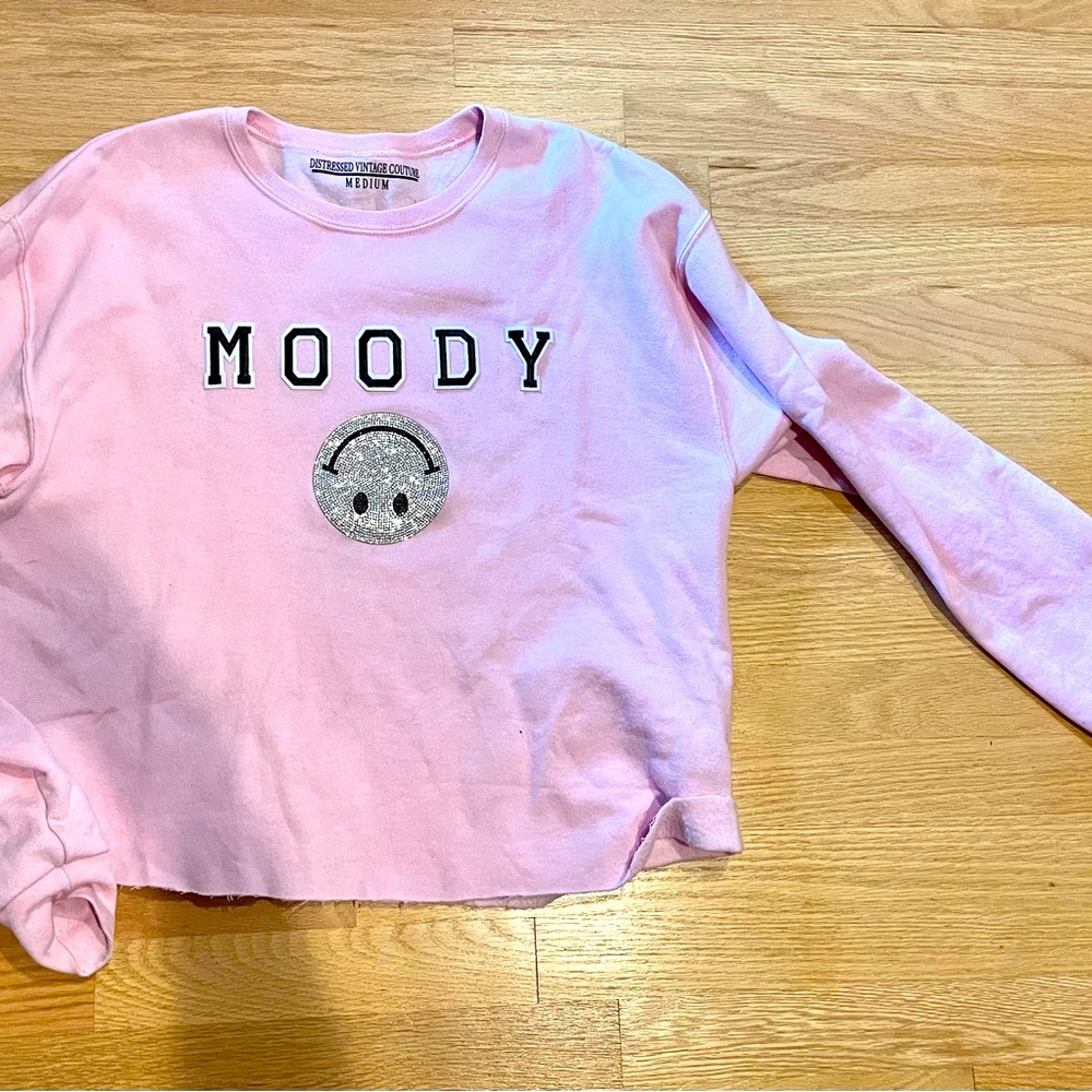 Distress Vintage Couture Juniors top